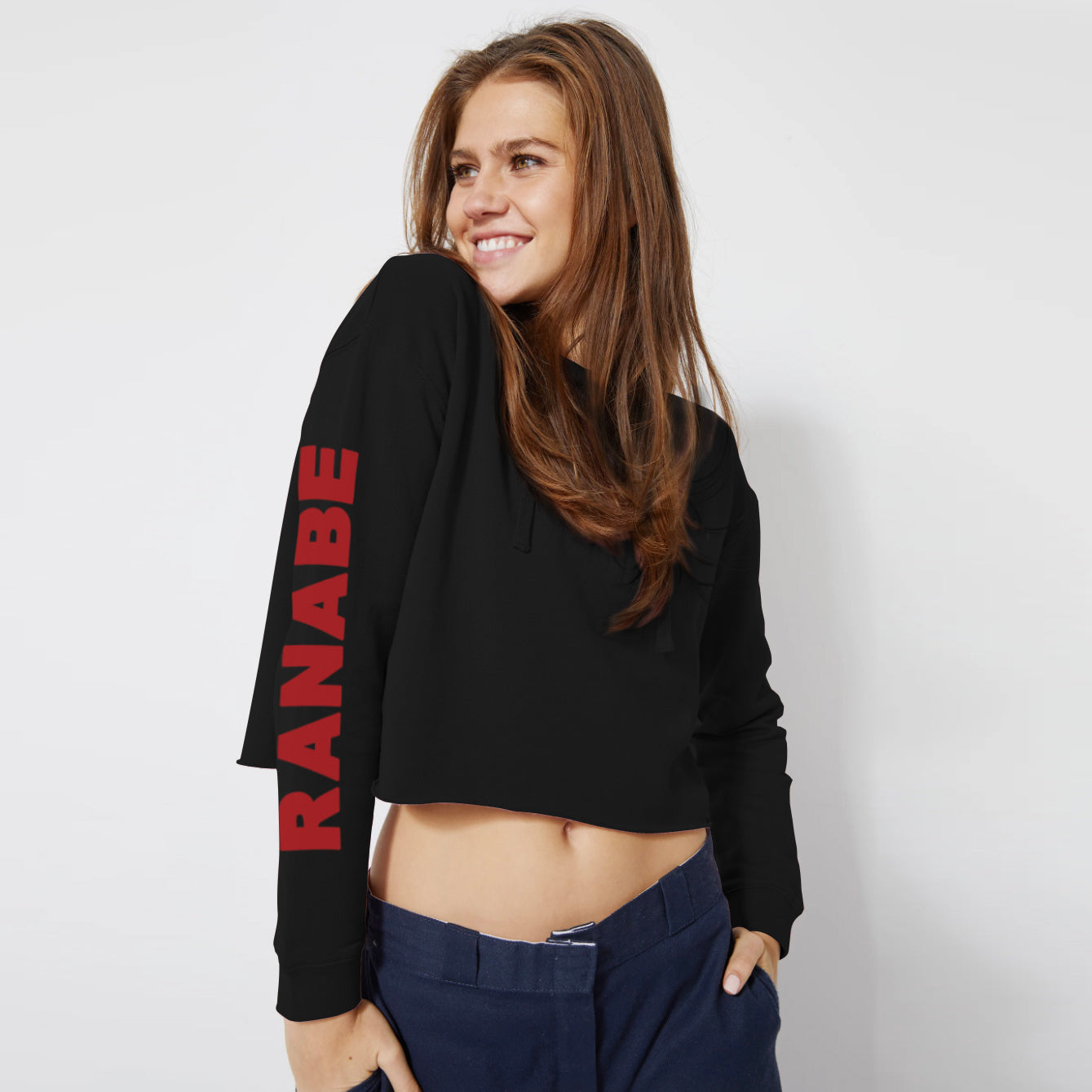 Cropped Hoodie // Rana Queen Rosa