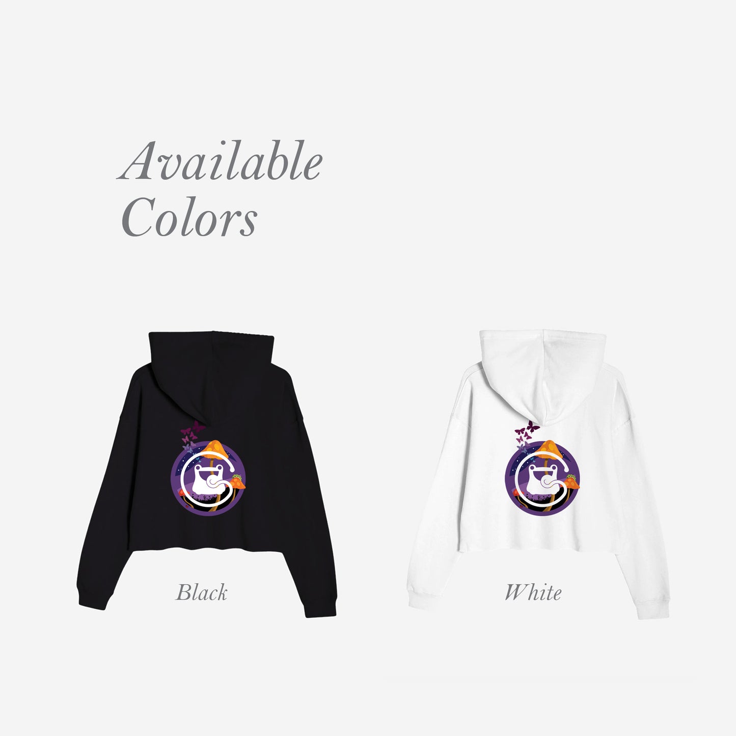 Cropped Hoodie // Rana Whimsical