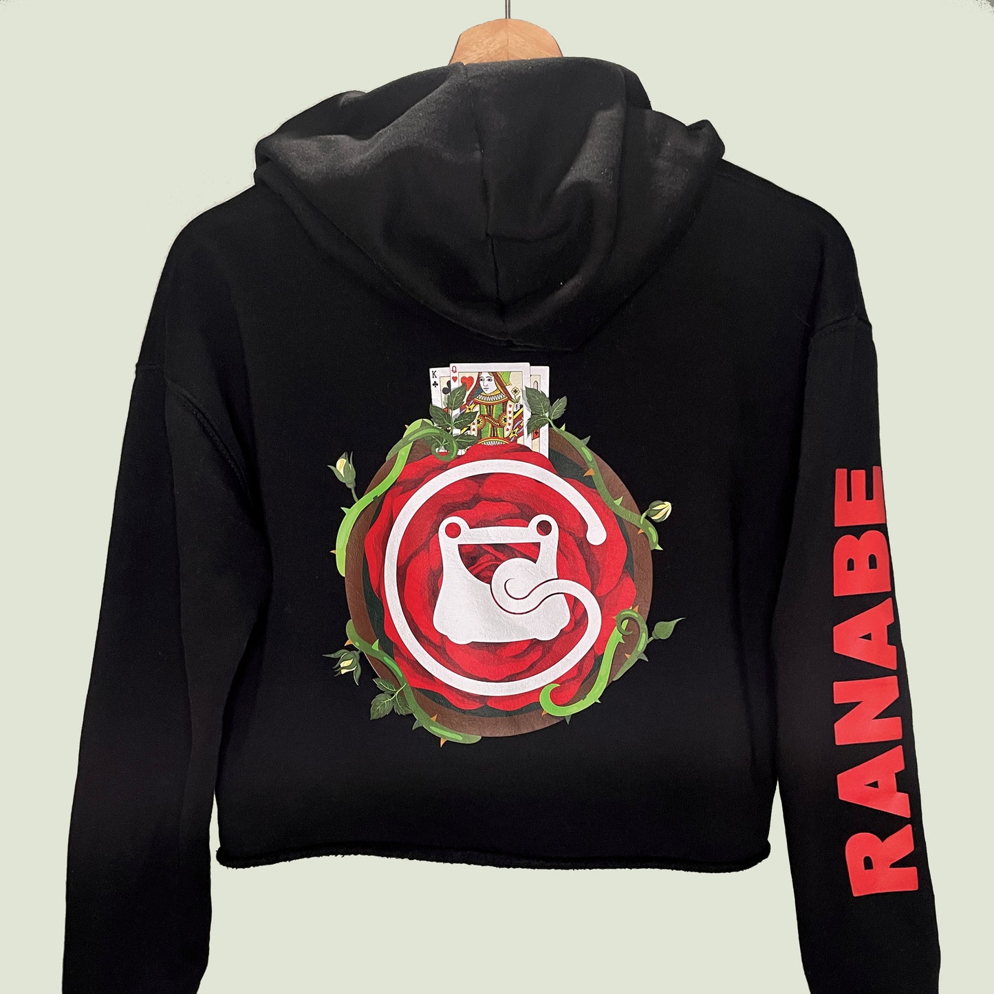 Cropped Hoodie // Rana Queen Rosa