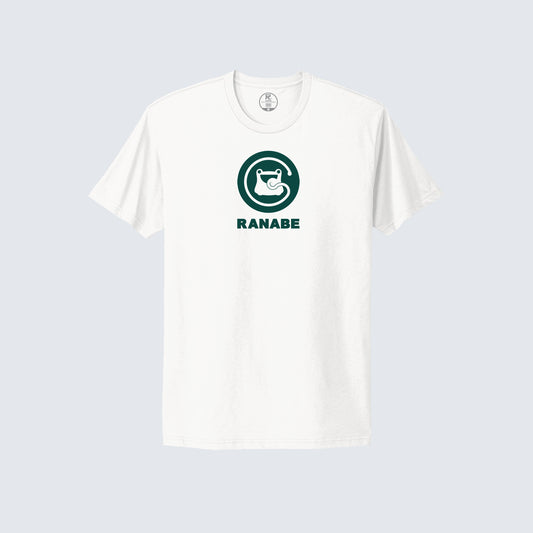 RS T-Shirt // Ranabe Mascot Green on White